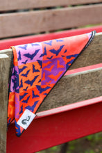Load image into Gallery viewer, Spooky Bat Squares Dog Bandana