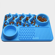 Load image into Gallery viewer, Dog Silicone Licking Pad Pet Licking Mat Silicone Smelling Mat Multifunctional Food Bowl Pets Supplies