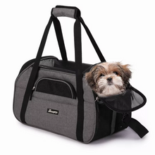 Load image into Gallery viewer, JESPET Soft-Sided Kennel Pet Carrier for Small Dogs, Cats, Puppy, Airline Approved Cat Carriers Dog Carrier Collapsible, Travel Handbag &amp; Car Seat
