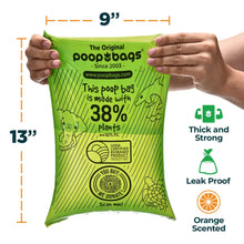 Load image into Gallery viewer, The Original Poop Bags Orange Scented USDA Biobased Rolls
