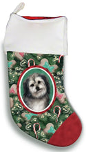 Load image into Gallery viewer, Yorkiepoo Silver/Black- Best of Breed Christmas Stocking
