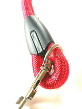Load image into Gallery viewer, Large Dog Leash Rope Heavy Duty Red Reflective Nylon Material Excellent 3ft Size Red
