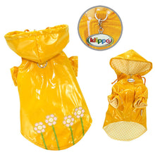 Load image into Gallery viewer, Polka Dots &amp; Daisies Raincoat with Cotton Lining
