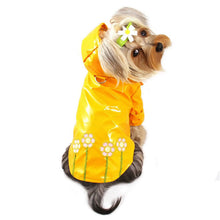 Load image into Gallery viewer, Polka Dots &amp; Daisies Raincoat with Cotton Lining
