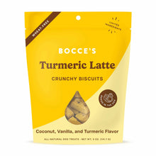 Load image into Gallery viewer, Bocce's Bakery Turmeric Latte Biscuit Dog Treats 5oz
