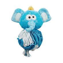 Load image into Gallery viewer, Nina Ottosson Stuff N' Snuffle Elephant Interactive Plush Dog Toy Blue
