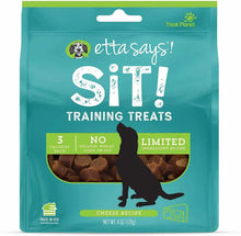 Load image into Gallery viewer, Etta Says! Sit! Dog Training Treats Cheese Recipe 6oz
