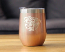 Load image into Gallery viewer, Pug Insulated Wine Tumbler - Pug Dog Gifts and Decor
