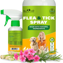 Load image into Gallery viewer, Natural Flea and Tick Home Spray for Dogs Cats &amp; Ferret Mosquito Bug Repellent &amp; Carpet Flea Killer Pet Pest Control &amp; House Flea Treatment Indoor Org
