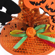 Load image into Gallery viewer, Dogs Cats Halloween Hats Pumpkin Headgear
