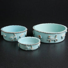 Load image into Gallery viewer, Carmel Ceramica Dog Food/Water Bowl
