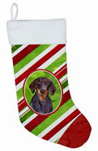 Load image into Gallery viewer, Dog and Christmas Candy Christmas Stocking
