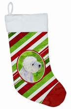 Load image into Gallery viewer, Dog and Christmas Candy Christmas Stocking
