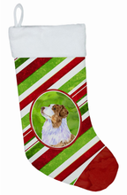 Load image into Gallery viewer, Dog and Christmas Candy Christmas Stocking
