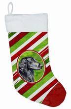 Load image into Gallery viewer, Dog and Christmas Candy Christmas Stocking
