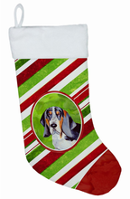 Load image into Gallery viewer, Dog and Christmas Candy Christmas Stocking
