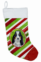 Load image into Gallery viewer, Dog and Christmas Candy Christmas Stocking
