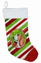 Load image into Gallery viewer, Dog and Christmas Candy Christmas Stocking

