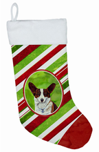 Load image into Gallery viewer, Dog and Christmas Candy Christmas Stocking
