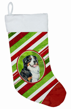 Load image into Gallery viewer, Dog and Christmas Candy Christmas Stocking
