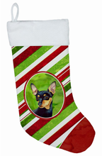 Load image into Gallery viewer, Dog and Christmas Candy Christmas Stocking
