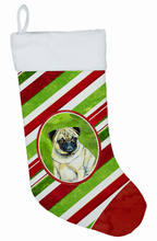 Load image into Gallery viewer, Dog and Christmas Candy Christmas Stocking
