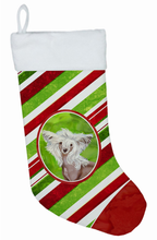 Load image into Gallery viewer, Dog and Christmas Candy Christmas Stocking
