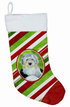 Load image into Gallery viewer, Dog and Christmas Candy Christmas Stocking
