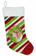 Load image into Gallery viewer, Dog and Christmas Candy Christmas Stocking
