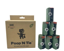 Load image into Gallery viewer, Poop 'N Tie Refill Box - 16 Rolls Of Drawstring Bags
