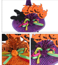 Load image into Gallery viewer, Dogs Cats Halloween Hats Pumpkin Headgear
